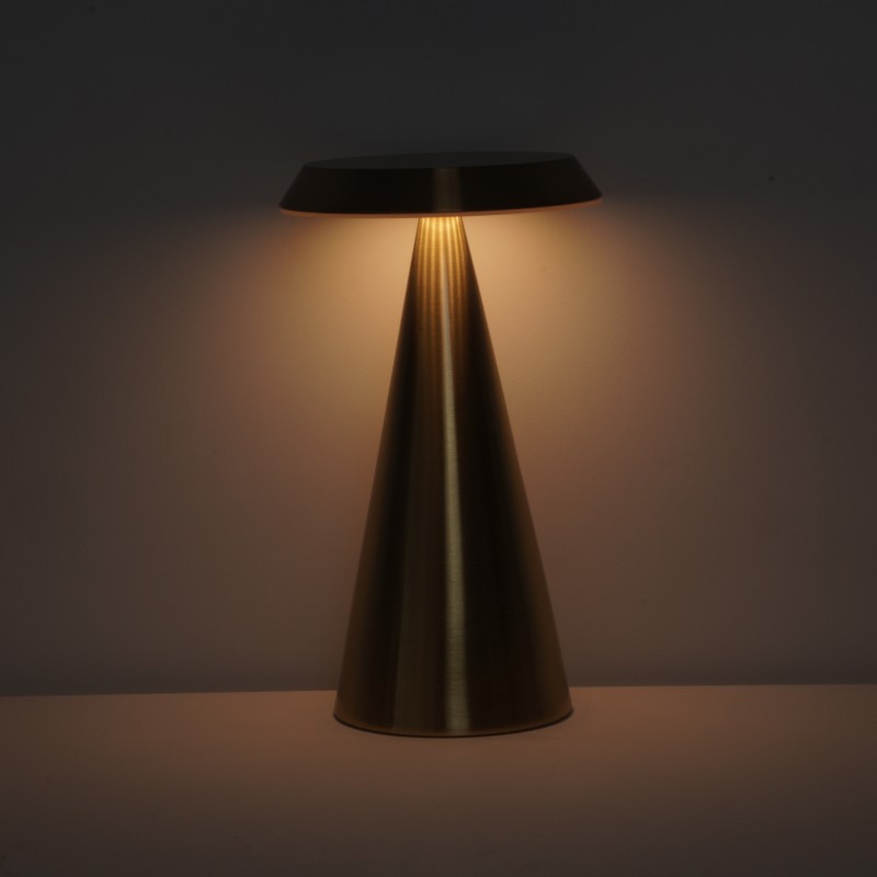 27D6 Spinning Aluminum Table Lamp 