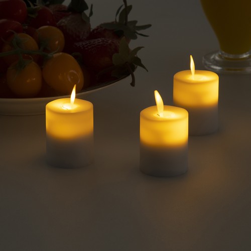 12L Rechargeable Candle tealight with charging base